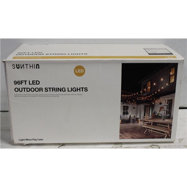 NEW 96FT OUTDOOR STRING LIGHTS 32 LEDS