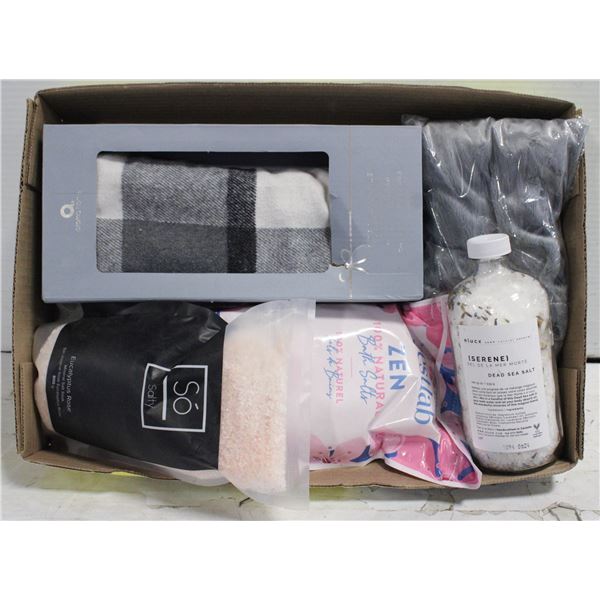 MISC. BATH SALTS AND WARMING PADS