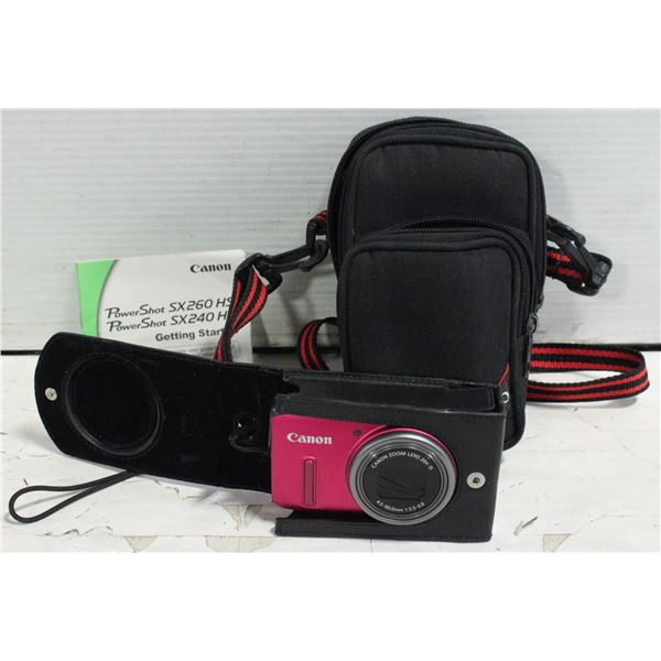 CANON POWERSHOT 20X ZOOM W/MANUAL,