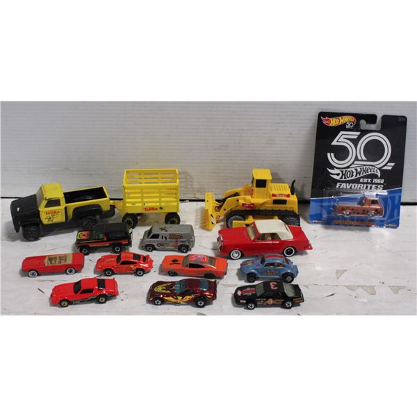 TONKA TRUCK & TRAILER & CATERPILLAR