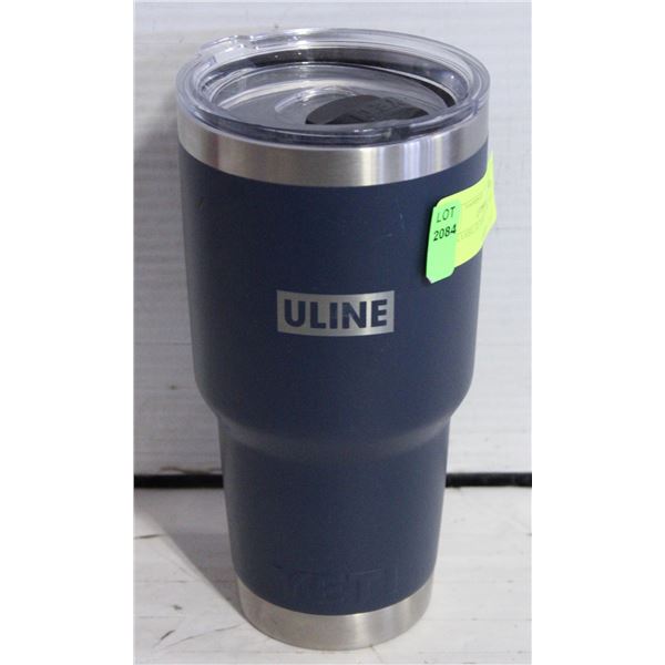 YETI RAMBLER 30 0Z. TRAVEL MUG - BLUE