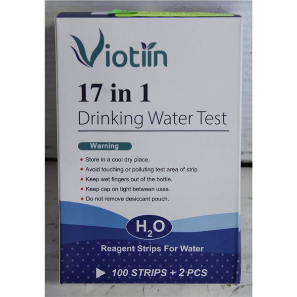 BRAND NEW VIOTIN 100 PACK OF DRINKING WATER TEST