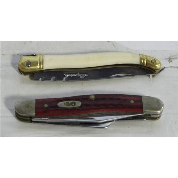 BAG WITH CASE AND LAGUIOLE KNIFE