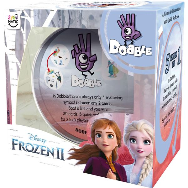 BRAND NEW FROZEN 2 DOBBLE 5 IN 1 GAME
