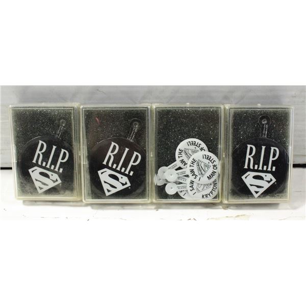 LOT OF 1990’S SUPERMAN PROMO MOVIE PINS