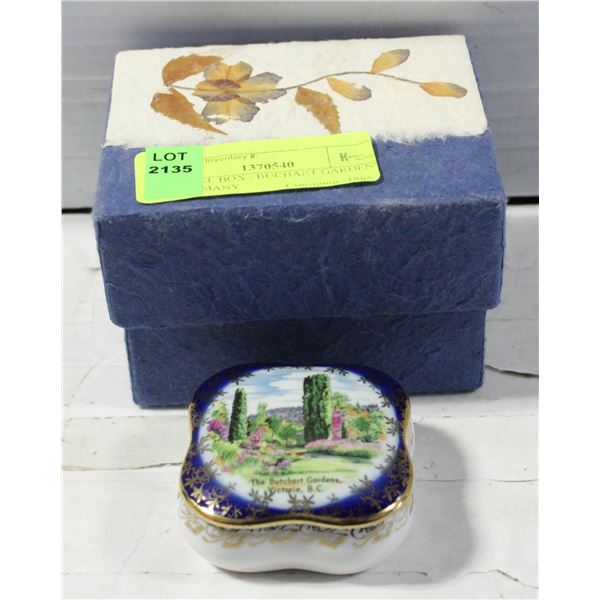 TRINKEL BOX - BUCHART GARDENS, E. GERMANY