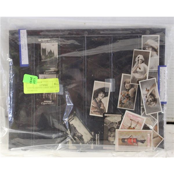 LOT CIGARETTE CARDS -WILLS, TUCKETTS