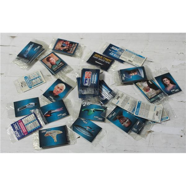 LARGE LOT 1993 STAR TREK HOSTESS CHIP CARDS