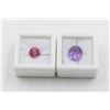 Image 1 : #89-NATURAL AMETHYST 4.15 CT & PINK TOPAZ 2.41 CT