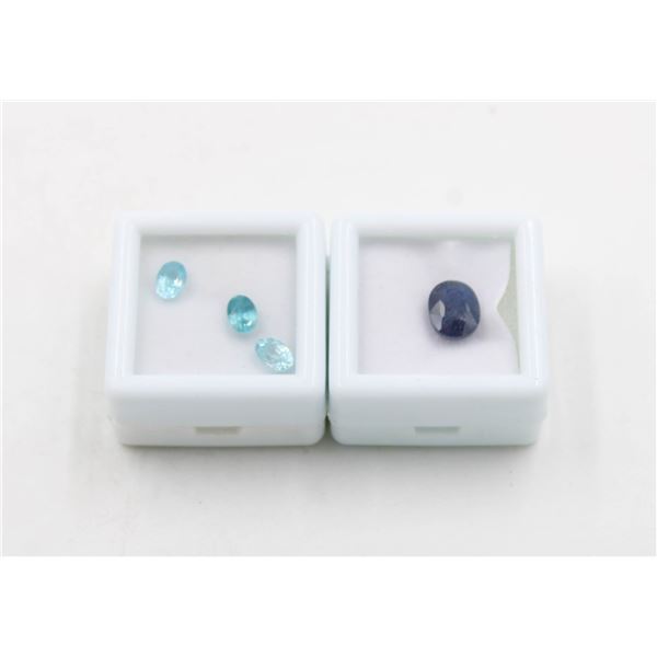 #101-BLUE SAPPHIRE 3.40CT & BLUE ZIRCON 2.60CT