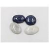 Image 1 : #01-NATURAL MOONSTONE & LAPIZ LAZULI 115.20 CT