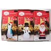 Image 1 : BOX WITH 3 INFLATABLE LIGHTS UP XMAS DECORATIONS