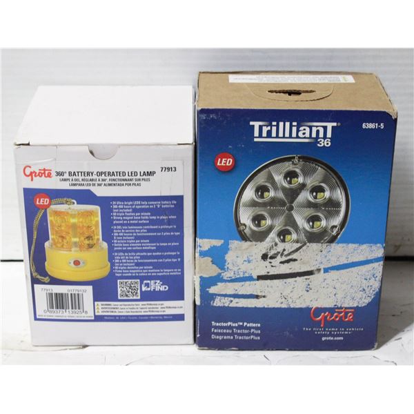 LOT OF NEW MEGALUMEN LIGHT & NEW LED BEACON