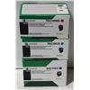 Image 1 : LOT OF 3 NEW LEXMARK TONERS