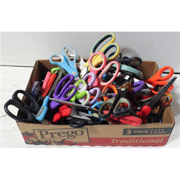 LOT OF 60 HEAVY DUTY SCISSORS