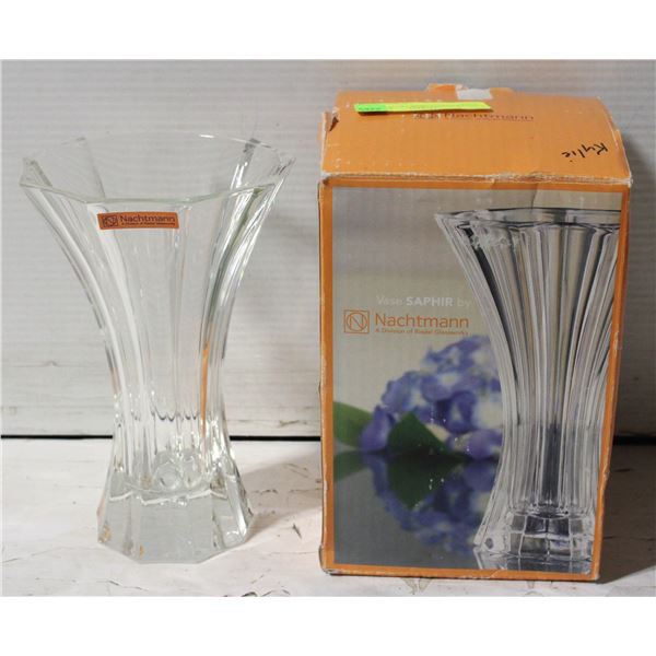 NACHTMANN SAPHIR CRYSTAL VASE