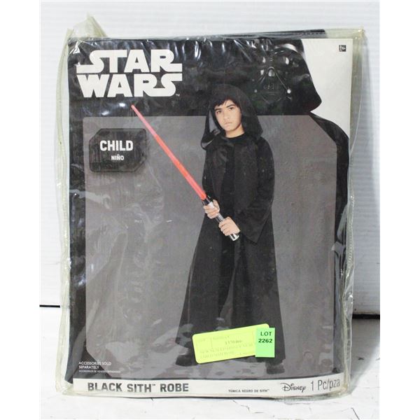 NEW SEALED DISNEY STAR WARS CHILD SITH ROBE