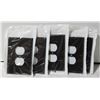 Image 1 : BRAND NEW 5 PACK OF BROWN STANDARD OUTLET COVERS