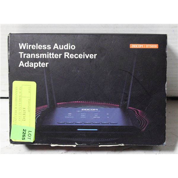 NEW WIRELESS AUDO TRANSMITTER/RECEIVER ADAPTER