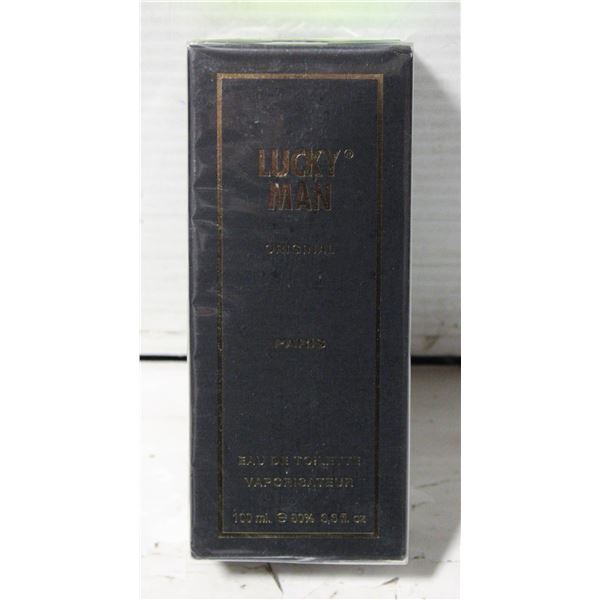 NEW SEALED LUCKY MAN ORIGINAL PARIS EAU DE