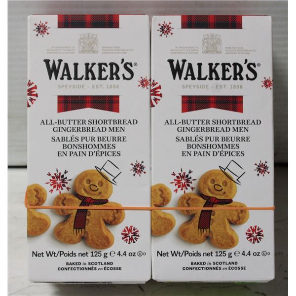 WALKERS GINGERBREAD 2 BOXES BB 09/24