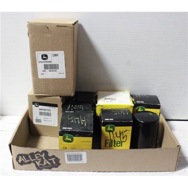 LOT OF JOHN DEERE OIL FILTER
