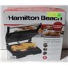 Image 1 : HAMILTON BEACH PANINI PRESS AND COMPACT GRILL
