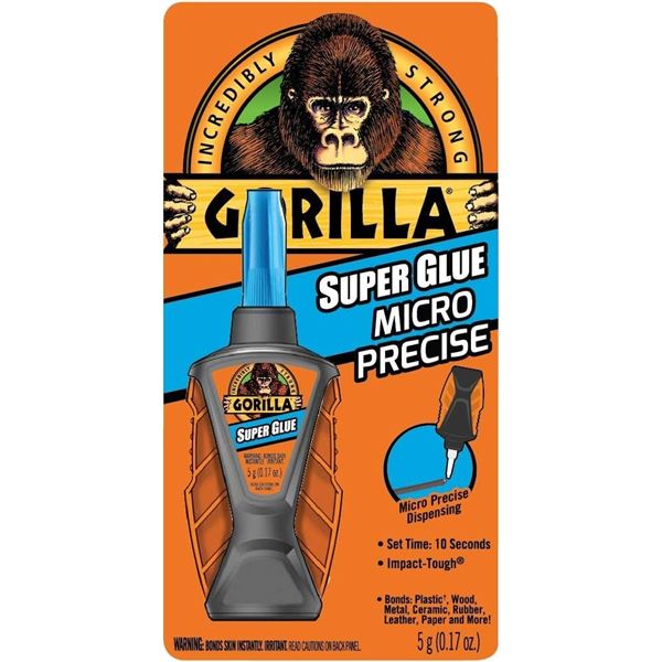 NEW 5G BOTTLE OF GORILLA GLUE SUPER GLUE MICRO