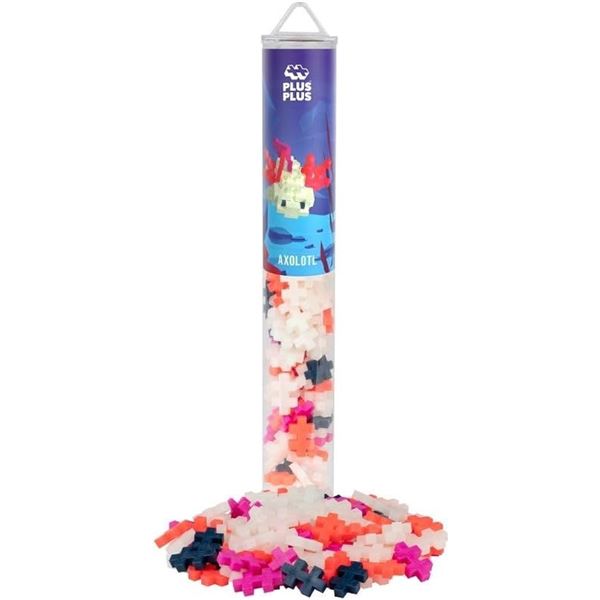 BRAND NEW PLUS PLUS AXOLOTL GLOW IN THE DARK SET