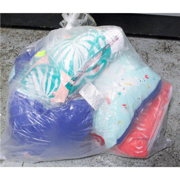 NEW LOT OF 5 COLOURFUL OUTDOOR PATIO PILLOWS