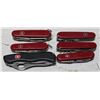 Image 1 : BAG WITH 6 SWISS ARMY KNIVES