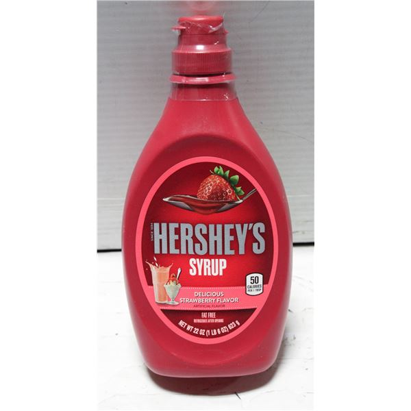 NEW HERSEY STRAWBERRY SYRUP BB 02/25