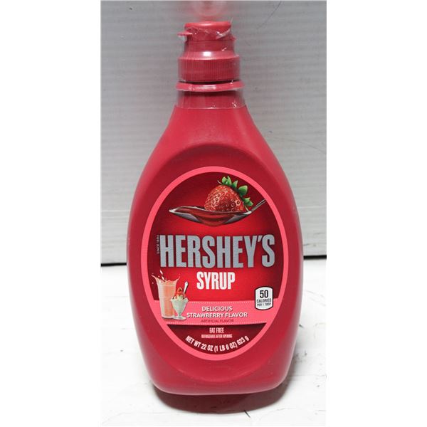 NEW HERSEY STRAWBERRY SYRUP BB 02/25