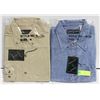 Image 1 : NEW MEN'S SHIRTS 1 DENIM 1 TAN SIZE M