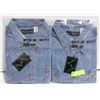 Image 1 : NEW MEN'S SHIRTS 2 DENIM SIZE 3XL