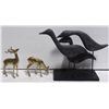 Image 1 : BOX DUCK AND DEER ORNAMENTS