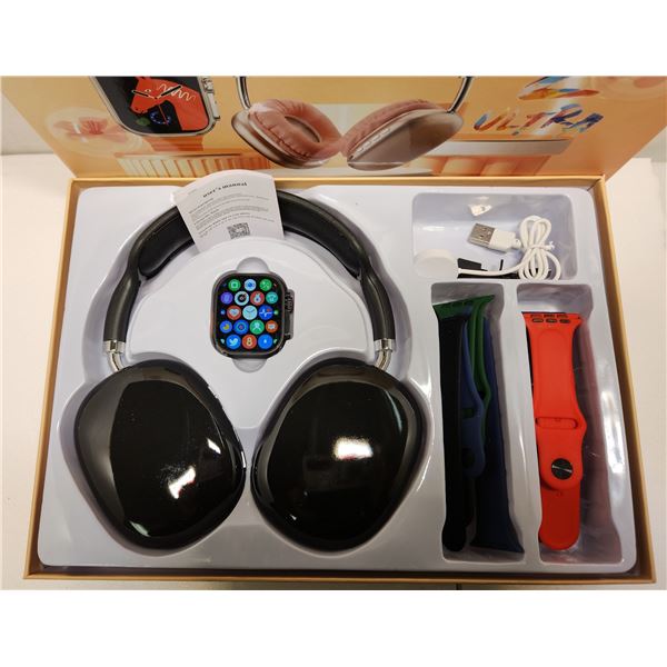 NEW CROWN C9 ULTRA 2 BIG 2.20" SMARTWATCH SET