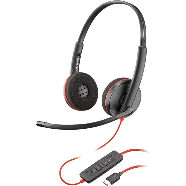 NEW PLANTRONICS POLY BW 3220 WIRED DUAL EAR