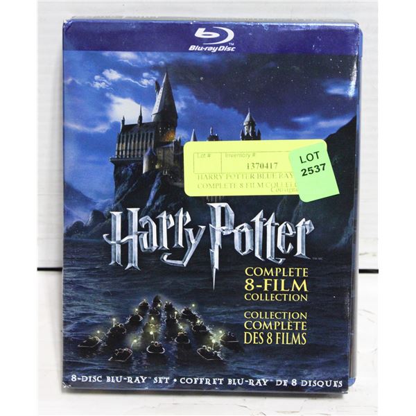HARRY POTTER BLUE RAY COMPLETE 8 FILM COLLELCTION