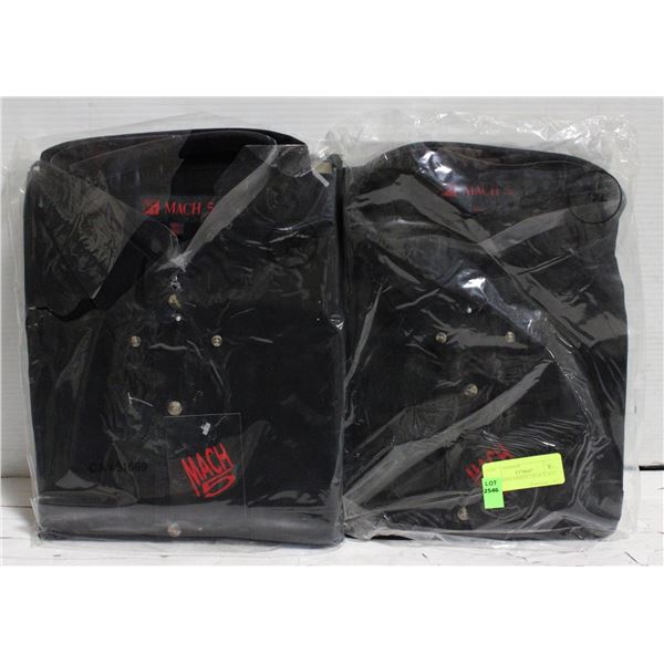 NEW MEN'S SHIRTS 2 BLACK SIZE 4XL