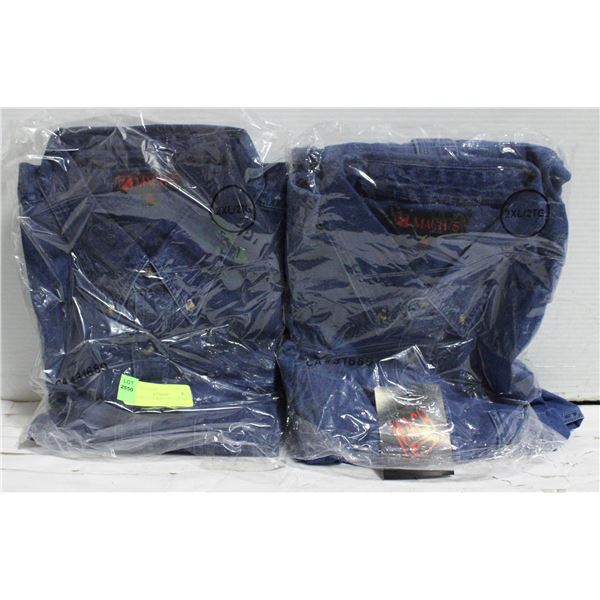 NEW MEN'S SHIRTS 2 DENIM SIZE 2XL