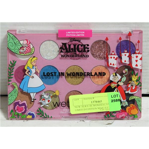 NEW ALICE IN WONDERLAND LIMITED EDITION MAKEUP