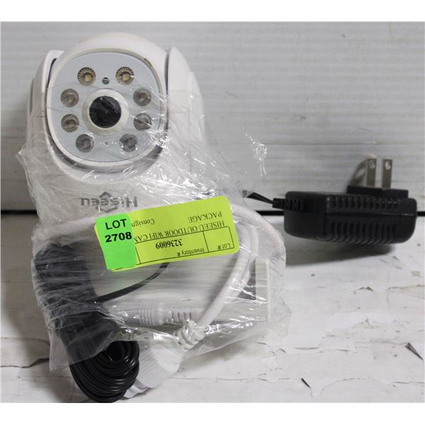 HISEEU OUTDOOR WIFI CAMERA NO PACKAGE