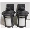 Image 1 : LOT OF 2 OUTDOOR LANTERN LIGHTS