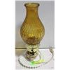 Image 1 : VINTAGE GLASS HURRICANE LAMP WORKS