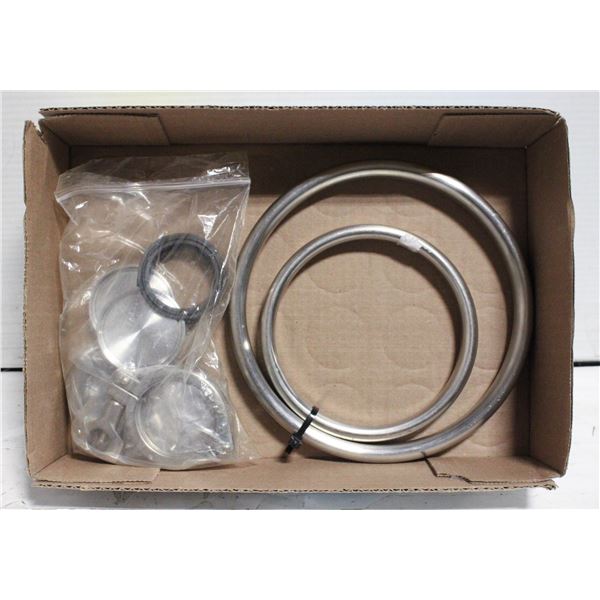 2 X HEAVY DUTY TRI CLAMPS