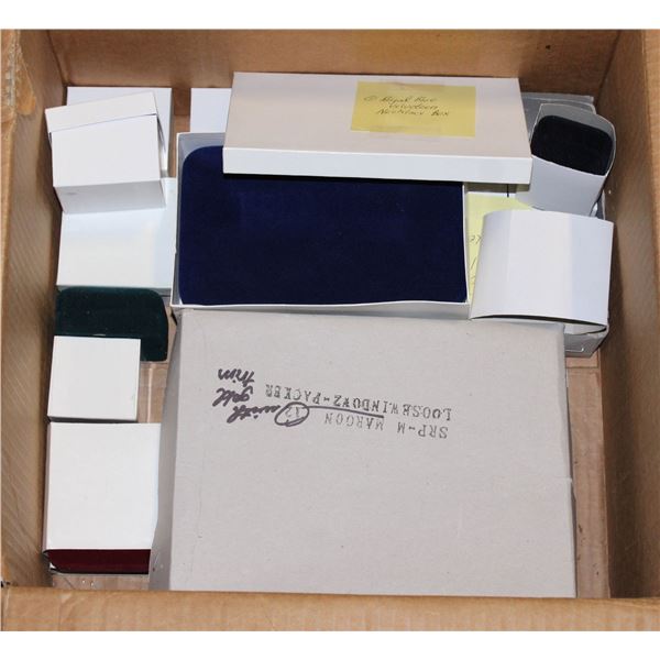 MIXTURE OF NEW JEWELLERY DISPLAY BOXES