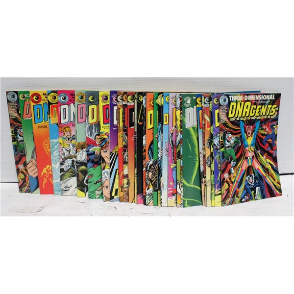 30 ISSUES OF DNAGENTS COMICS