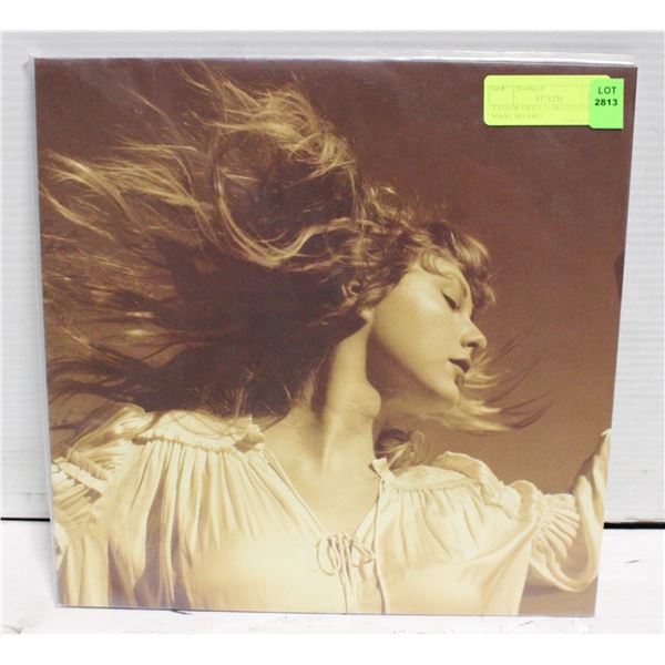 TAYLOR SWIFT FEARLESS GOLD VINYL RECORD