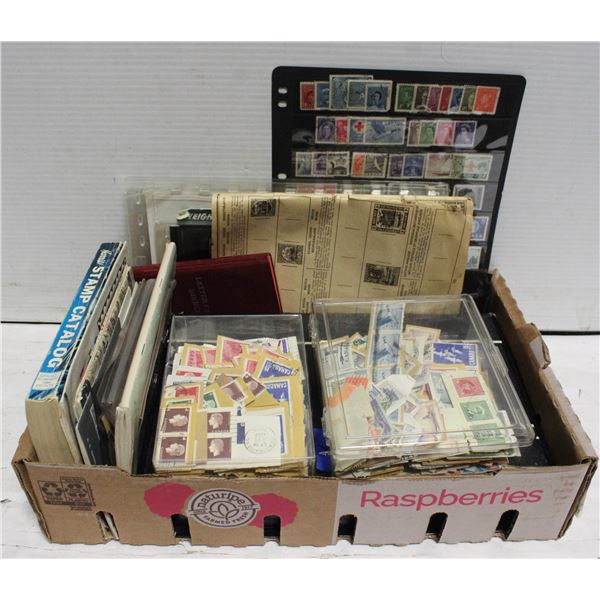 ESTATE CASE OF STAMPS